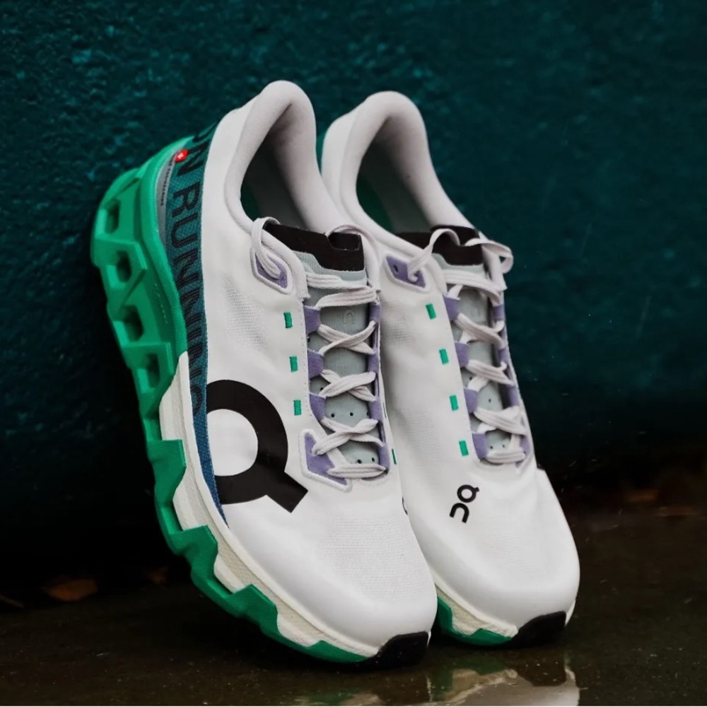 On CloudMonster Hyper Green shoes 💚